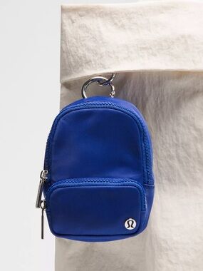 Lululemon Nano Backpack Charm Electric Blue NWT Viral Sold Out